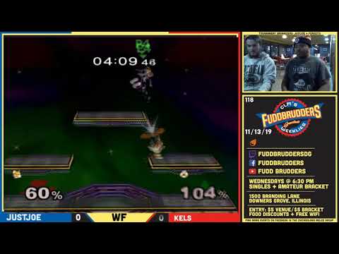 SSBM JustJoe vs Kels FuddBrudders 118