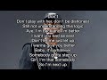 Bryson Tiller Don T Lyrics