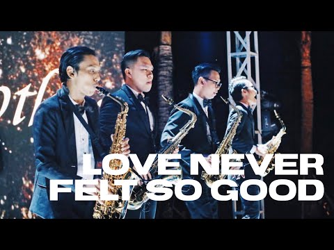 The Saxo Brothers - Love never felt so good (cover)