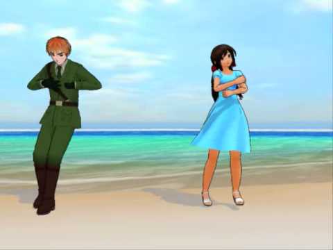 MMD X APH Bad Apple! Seychelles and England