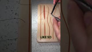 Horizontal mattress suture