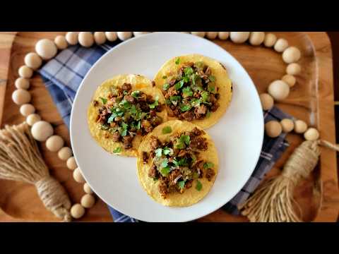 Street Tacos Carne Asada Meal in a Jar Recipe | Freeze Dried Ingredients