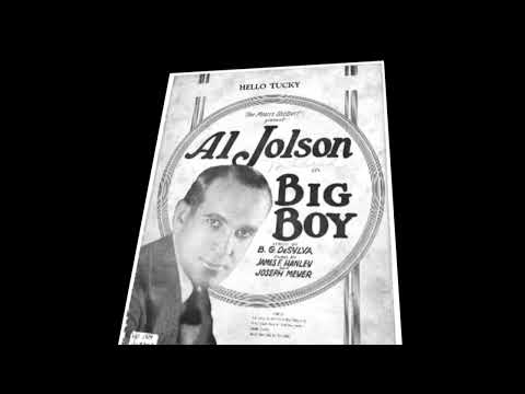 AL JOLSON ~ "HELLO TUCKY"   REMASTERED from 1924
