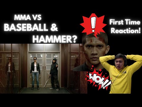 RAID 2 REACTION - RAMA vs Baseball Bat Man & Hammer Girl Fight Scene - MMA vs Weapons? (IKO UWAIS)
