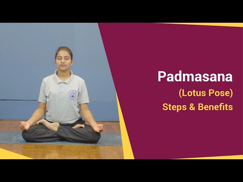 Padmasana (Lotus Pose) | Steps and Benefits | Kaivalyadhama Yoga Institute