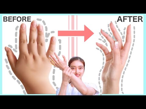Get Beautiful, Thin, Long Fingers and Lose Finger Fat with this Relaxing Self Hand Massage!