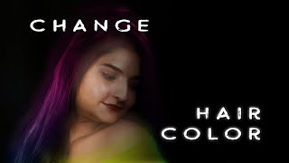 How to Change Hair Color in Photoshop | THE EASIEST WAY!@ManishProjects