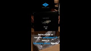 Video thumbnail for Instalación de tarjeta Universal Audio Thunderbolt 3 Option Card by Aural Mind Audio