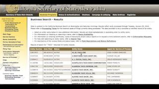 California Business Entity Search | Corporation | LLC | Partnership