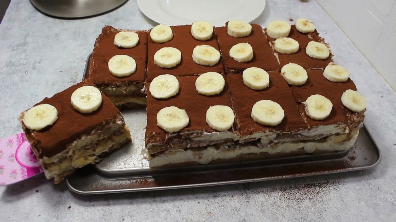 Bananen-Tiramisu - Einfache Rezepte Bananen-Tiramisu - Einfache Rezepte