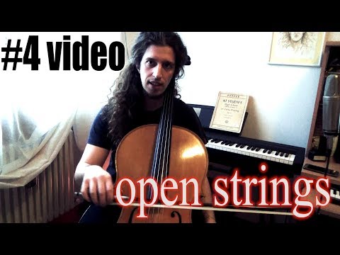 Violoncello - #4 corde vuote (corso per principianti)