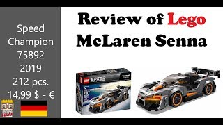 LEGO Speed Champions McLaren Senna (МакЛарен Сенна) (75892) - відео 7
