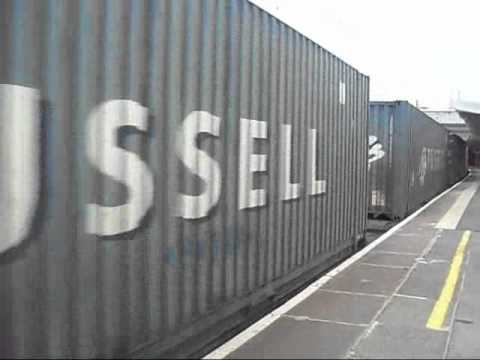 DRS 66411 departing Crewe with the 4S44