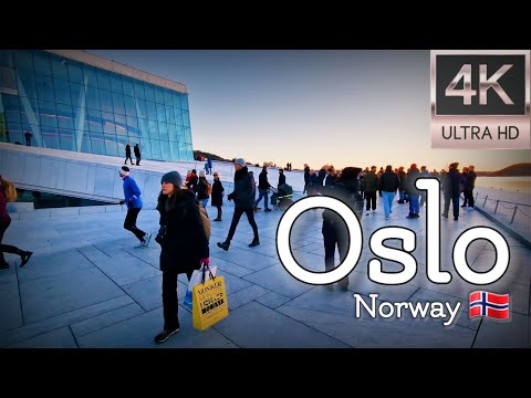 👣Walk with Me in Norway | Oslo City Center (Oslo Sentrum) | 4K experience | Autumn 2023👣