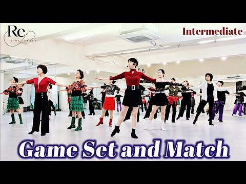 Game Set and Match Line Dance || Intermediate || 월요 중고급반 11시 