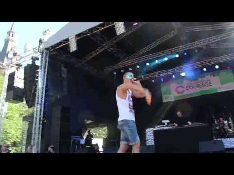 Deejay Colour& Freestyle Arne Live Courage Festival 2015 #Vlog