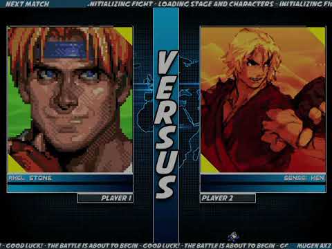 MG026 MUGEN - Axel Stone #6 vs. Sensei Ken (Polocolto/Marancv)