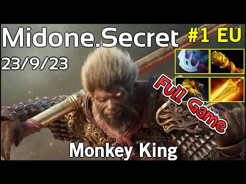 Midone [Secret] Monkey King - Dota 2 Full Game 7.19