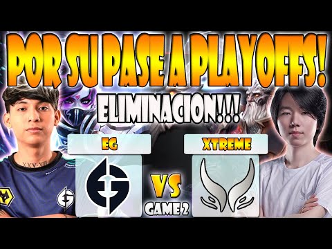 EG VS XTREME GAMING BO2[GAME 2] PAKAZS, WISPER, MATTHEW VS PAPARAZI, XINQ - RIYADH MASTERS 2023-DOTA