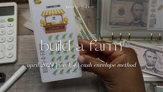 FINISHING Build A Farm April Savings Challenges | Cash Envelope Method