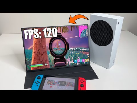120 FPS Portable Monitor for Xbox Series S, Switch & PS5 | UPerfect