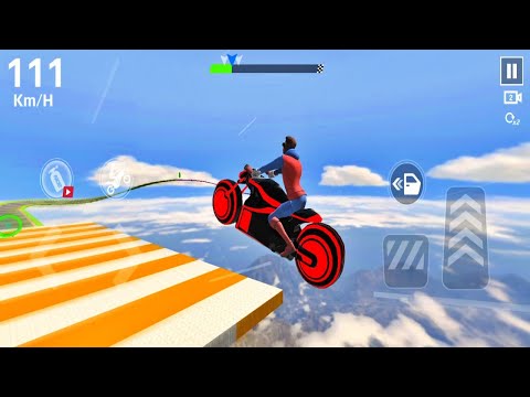 GT Moto Stunt Driving Simulator 3D - New Impossible Challenge New SF Moto Bike - Android Sim Games