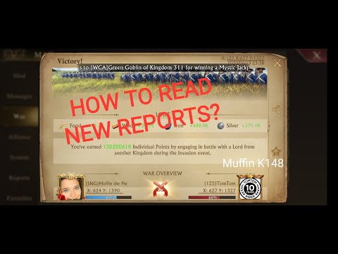 Mufin - How to read new reports? - Guns of Glory