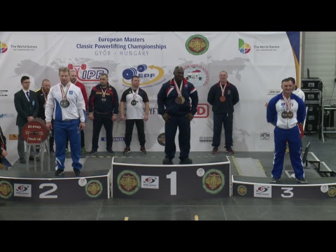 RAW European Masters Powerlifting Ch. 2019 Győr - Day5 Afternoon