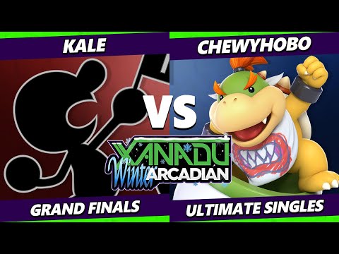 Winter Arcadian GRAND FINALS - ChewyHobo (Bowser Jr) Vs. Kale (Game & Watch) Smash Ultimate - SSBU