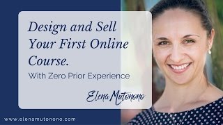 Design and Sell your First Online Course