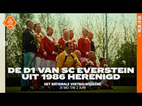 𝐇𝐞𝐭 𝐍𝐚𝐭𝐢𝐨𝐧𝐚𝐥𝐞 𝐕𝐨𝐞𝐭𝐛𝐚𝐥𝐰𝐞𝐞𝐤𝐞𝐧𝐝 𝟐𝟎𝟐𝟒 - De D1 van SC Everstein uit 1986 herenigd 🧡