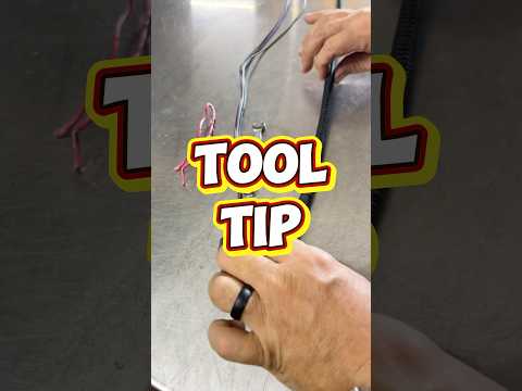 Tool Tip - Inserting Wires in Wore Loom the EZ Way #howto