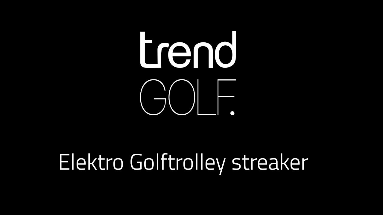 Video: trendGolf streaker Edelstahl Elektrotrolley
