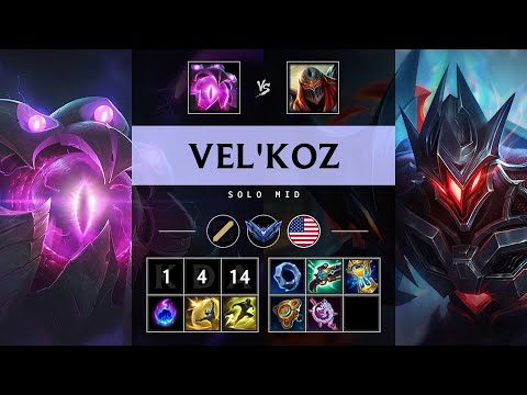 Vel'Koz Mid vs Zed - NA Diamond Patch 25.08