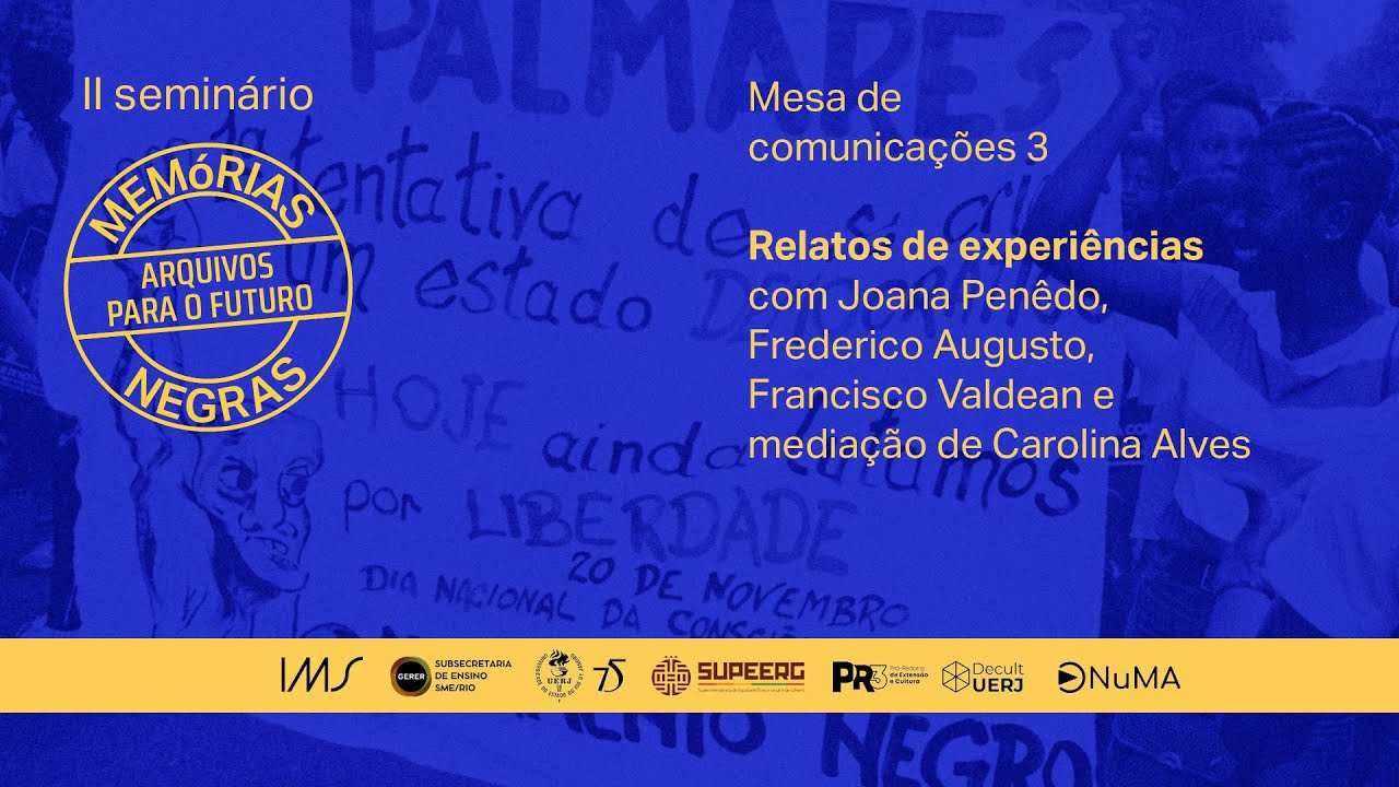 II SMN - Mesa de comunicações 03: Relatos de experiências