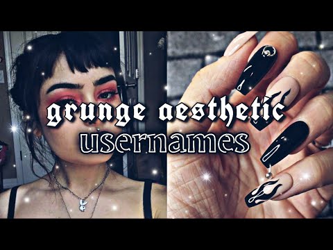 20 Grunge Aesthetic Usernames