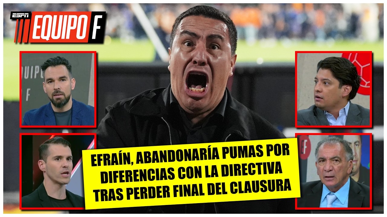 SACÓ EL COLMILLO Efraín Juárez se equivoca en la manera en que está saliendo de PUMAS | Equipo F