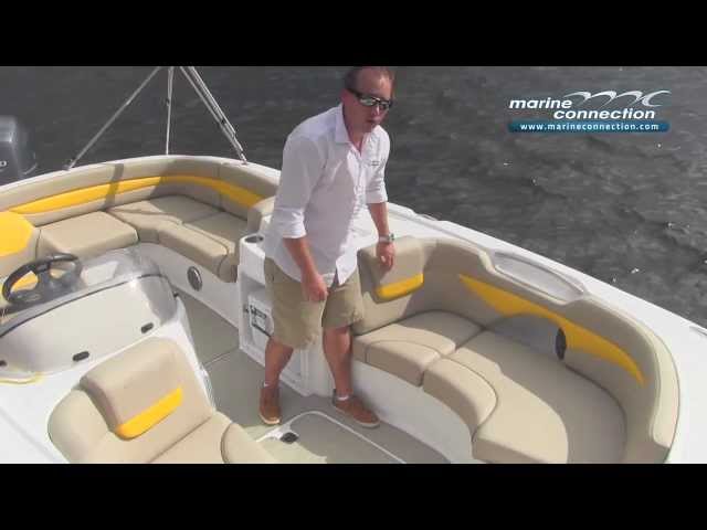 Brand New 2014 Hurricane SunDeck Sport SS 203 OB boat review by Marine Connection Boat Sales