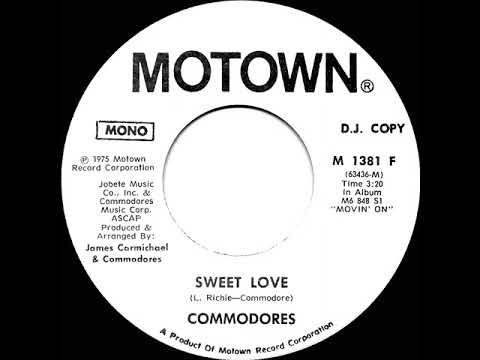 1976 Commodores - Sweet Love (mono radio promo 45)