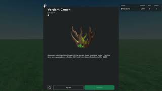 May 2023: Verdant Crown || Roblox