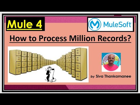 Advanced Mule-4 Batch Processing ||  How to Process Million Records CSV?