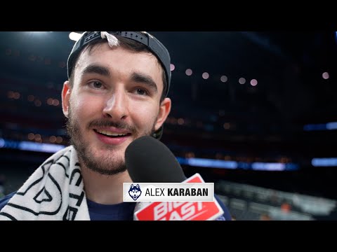 UConn's Alex Karaban -- National Championship Postgame Interview