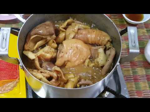 Braised Pig Stomach , And Intestine - Homemade Asian Food Part 2