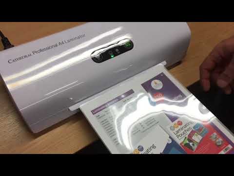 How To Use Cathedral Products Professional Laminator