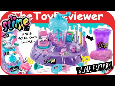 So Slime DIY Slime Factory Glitter Confetti Surprise No Glue Unboxing Toy Review by TheToyReviewer