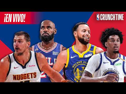 NBA EN VIVO 🔴 | 🔥 Rockets, 76ers, Warriors, Bulls y Bucks  | Crunchtime NBA | 24 octubre 2026