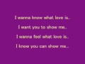 Mariah Carey I Want To Know What Love Is w/ Lyrics