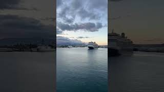 Holland America Leaves Hawaii 🌺🚢 #timelapse #cruise #short