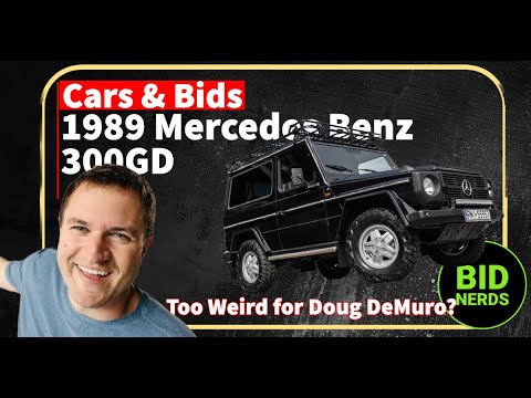 Is a 1989 Mercedes Benz 300GD with Just Two Doors Too Weird for Doug DeMuro on Cars & Bids?