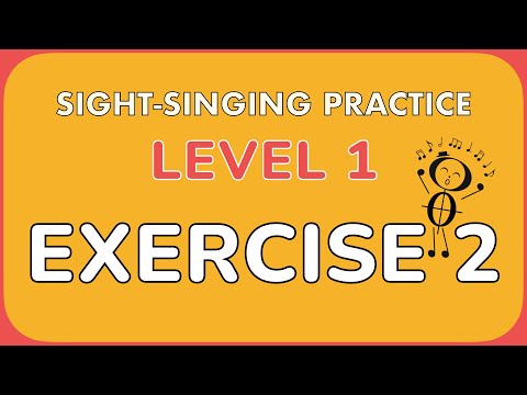 Sight-singing practice: Level 1, Exercise 2